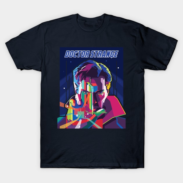 Superheroes Pop Art #DocterStrange T-Shirt by Alanside